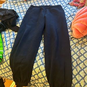 Aritzia cozy fleece navy sweatpants